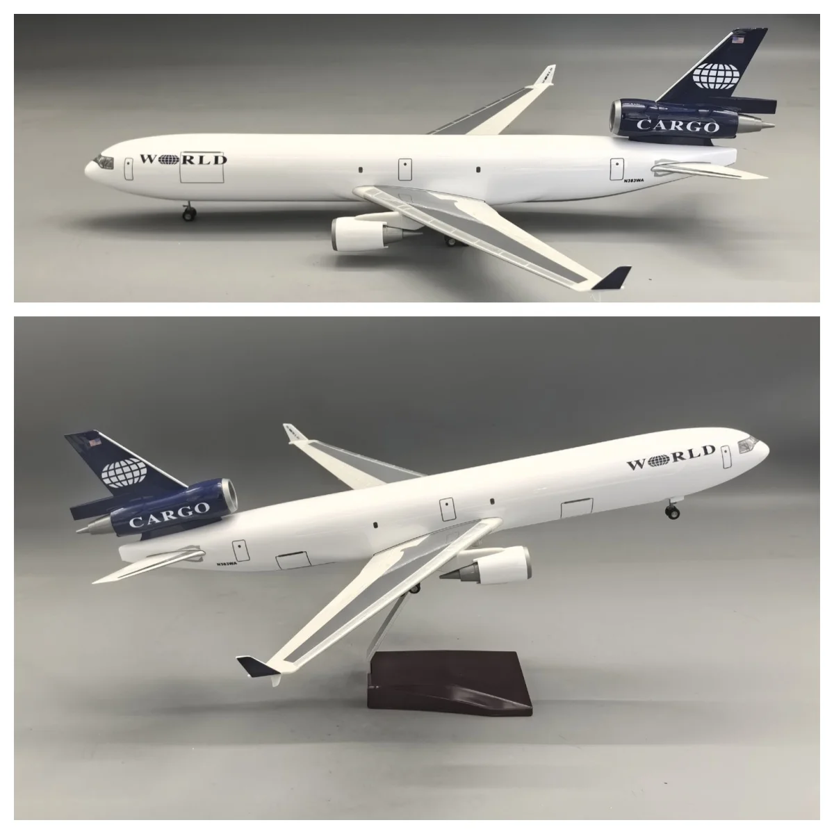 47CM airplane Model world cargo MD11 Plane Model resin Collectible for Aviation Enthusiast with Landing Gear Wheels
47CM airplane Model world cargo MD11 Plane Model resin Collectible for Aviation Enthusiast with Landing Gear Wheels