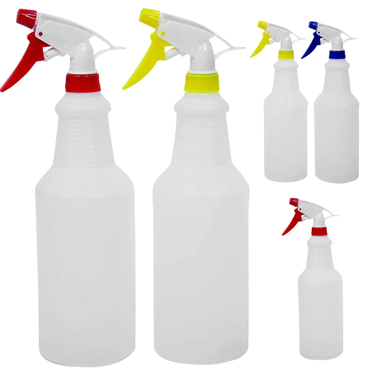 5Pcs Plastic Spray Bottles Multi-Use Empty Container for Hair Body Cleaning Plant Watering Salon 750Ml Random Color
5Pcs Plastic Spray Bottles Multi-Use Empty Container for Hair Body Cleaning Plant Watering Salon 750Ml Random Color