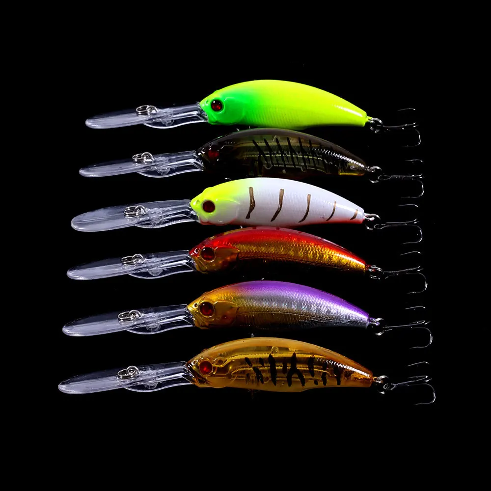 Floating Long Lip Deep Diving Minnow Lure Built In Rattle Noise Attract Bass Culter Freshwater Saltwater Fishing Bait
Floating Long Lip Deep Diving Minnow Lure Built In Rattle Noise Attract Bass Culter Freshwater Saltwater Fishing Bait