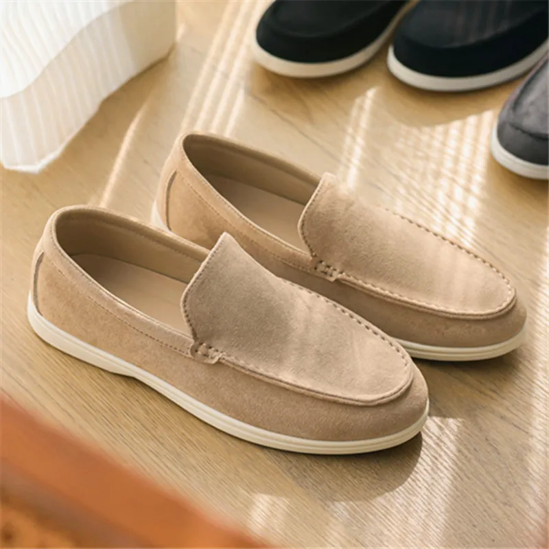 2025 Suede Loafers Men Moccasins Comfortable Slip-on Flat Shoes for Men Lightweight Soft Men's Driving Shoes mocasines de hombre
2025 Suede Loafers Men Moccasins Comfortable Slip-on Flat Shoes for Men Lightweight Soft Men's Driving Shoes mocasines de hombre