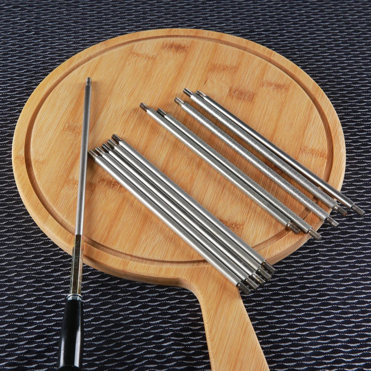 Sharpening 6mm Cylindrical rod sharpening stones Kitchen Knife sharpening whetstone Ruixin Pro RX-009 Cool knives Knife roll
Sharpening 6mm Cylindrical rod sharpening stones Kitchen Knife sharpening whetstone Ruixin Pro RX-009 Cool knives Knife roll