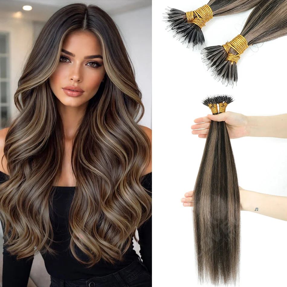 Nano Ring Human Hair Extensions Straight Weft 100% Remi Long Lasting Easy Install Individual Strands for Hair Extensions
Nano Ring Human Hair Extensions Straight Weft 100% Remi Long Lasting Easy Install Individual Strands for Hair Extensions