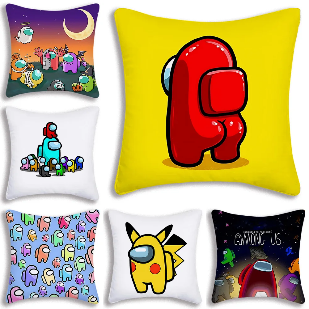 Game Amongs Us Pillow Covers Cartoon Sofa Decorative Home Double-sided Printing Short Plush Cute Cushion Cover
Game Amongs Us Pillow Covers Cartoon Sofa Decorative Home Double-sided Printing Short Plush Cute Cushion Cover
