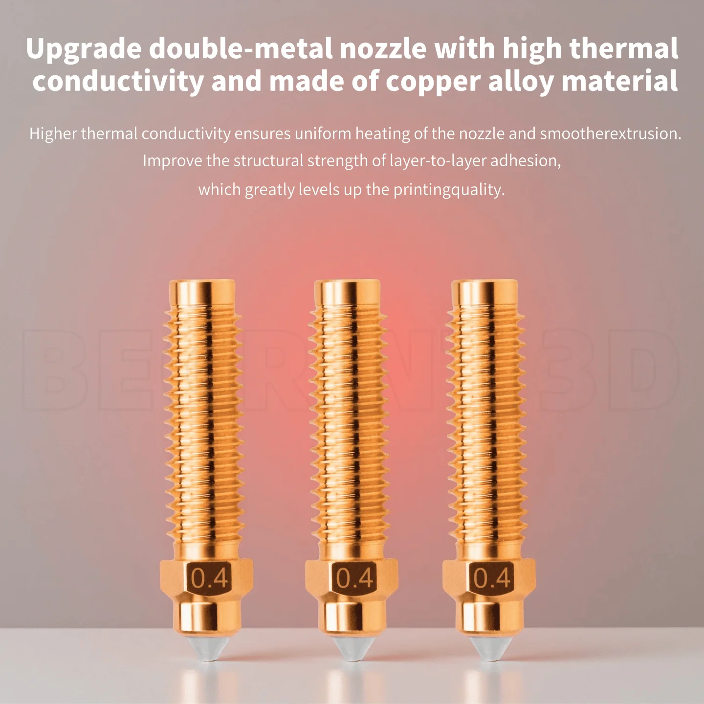 Chromium Zirconium Copper Bimetallic Nozzle For Elegoo Centauri 0.2/0.4/0.6/0.8mm Centauri Carbon Hotend Nozzles 3D Printer Part
Chromium Zirconium Copper Bimetallic Nozzle For Elegoo Centauri 0.2/0.4/0.6/0.8mm Centauri Carbon Hotend Nozzles 3D Printer Part