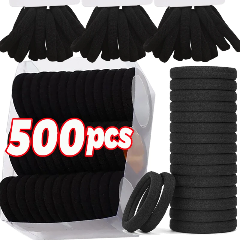 50/500pcs High Elastic Hair Bands for Women Girls Black Basic Hair Tie Headband Simple Ponytail Holder Headwear Hair Accessories
50/500pcs High Elastic Hair Bands for Women Girls Black Basic Hair Tie Headband Simple Ponytail Holder Headwear Hair Accessories
