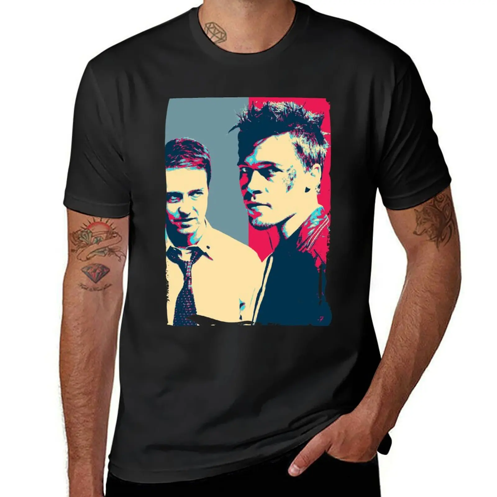 Fight Club Revisited - Tyler Durden and The Narrator T-Shirt Man t-shirt football t shirt topping plain white t shirts men
Fight Club Revisited - Tyler Durden and The Narrator T-Shirt Man t-shirt football t shirt topping plain white t shirts men