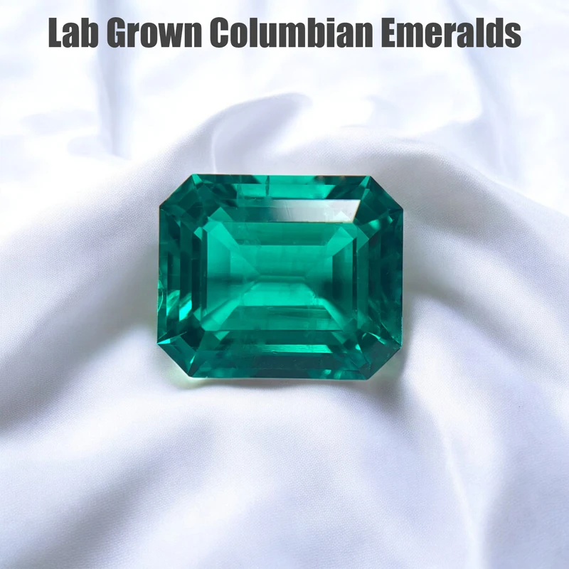 Lab Grown Columbian Emeralds Hydrothermal Hand Emerald Cut Selectable AGL Certificate for Top Jewelry Making Materials
Lab Grown Columbian Emeralds Hydrothermal Hand Emerald Cut Selectable AGL Certificate for Top Jewelry Making Materials