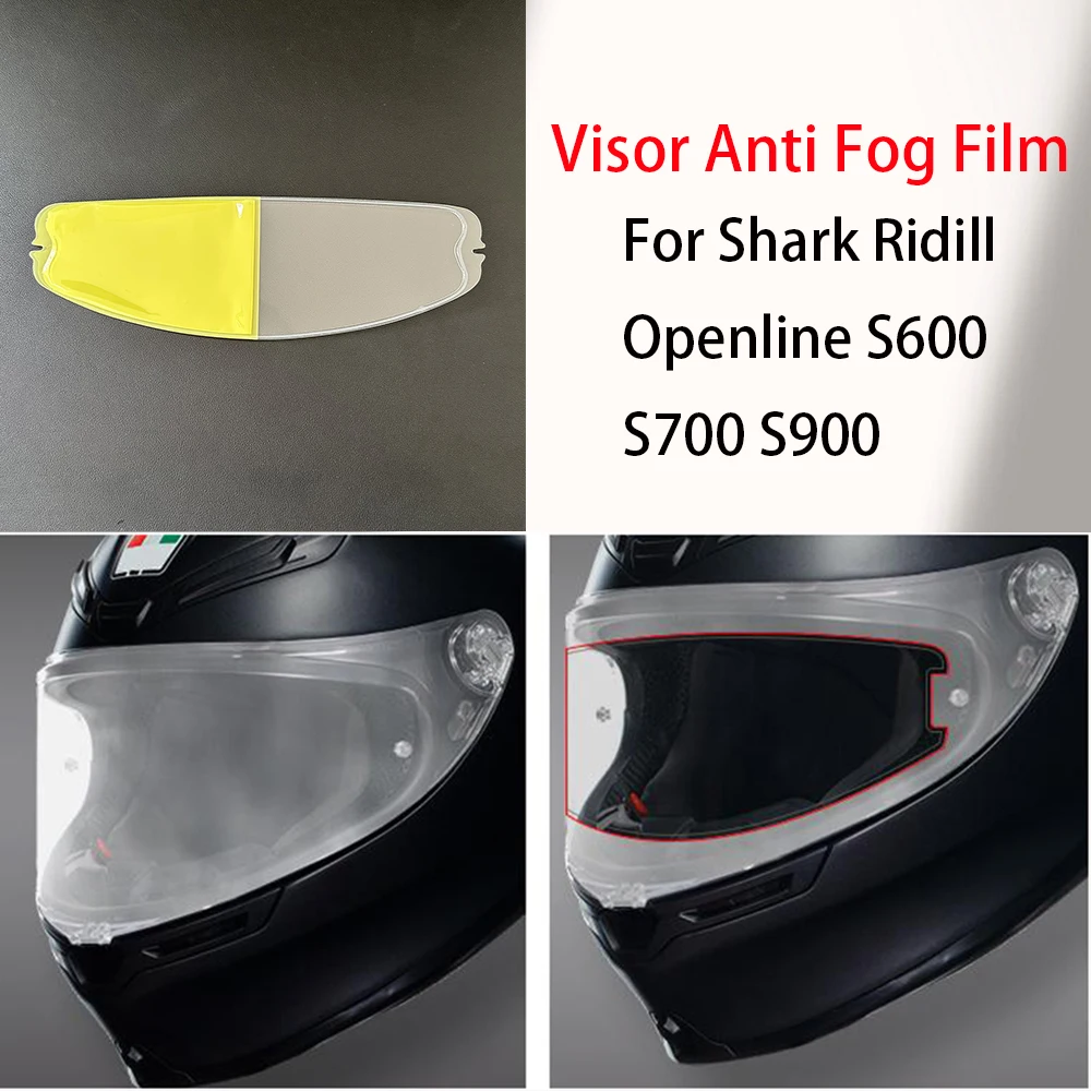 Motorcycle Helmet Visor Anti Fog Film For Shark Ridill Openline S600 S700 S900 Helmet Accessories Antifog Lens Film
Motorcycle Helmet Visor Anti Fog Film For Shark Ridill Openline S600 S700 S900 Helmet Accessories Antifog Lens Film