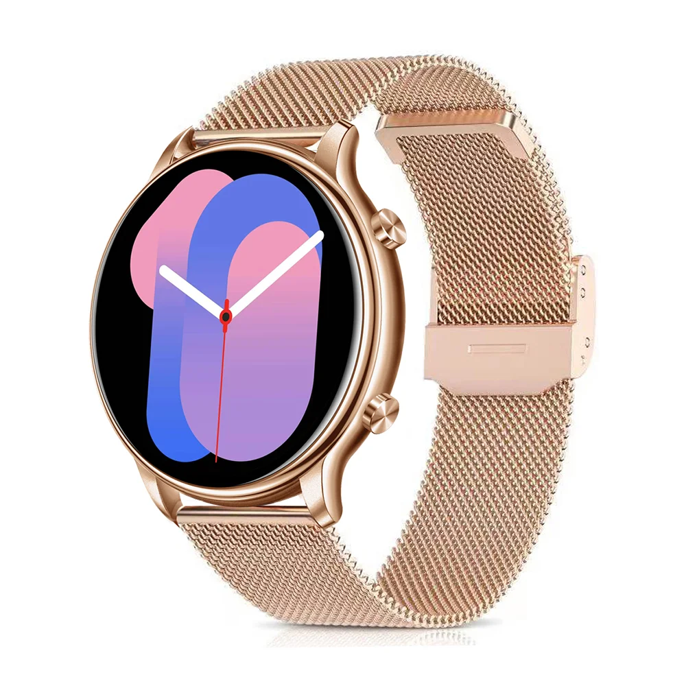 New Arrival KM20 Smartwatch for Women Female with Real Time Heart Rate SPO2 Monitoring Gold Bracelet Smart Watch
New Arrival KM20 Smartwatch for Women Female with Real Time Heart Rate SPO2 Monitoring Gold Bracelet Smart Watch