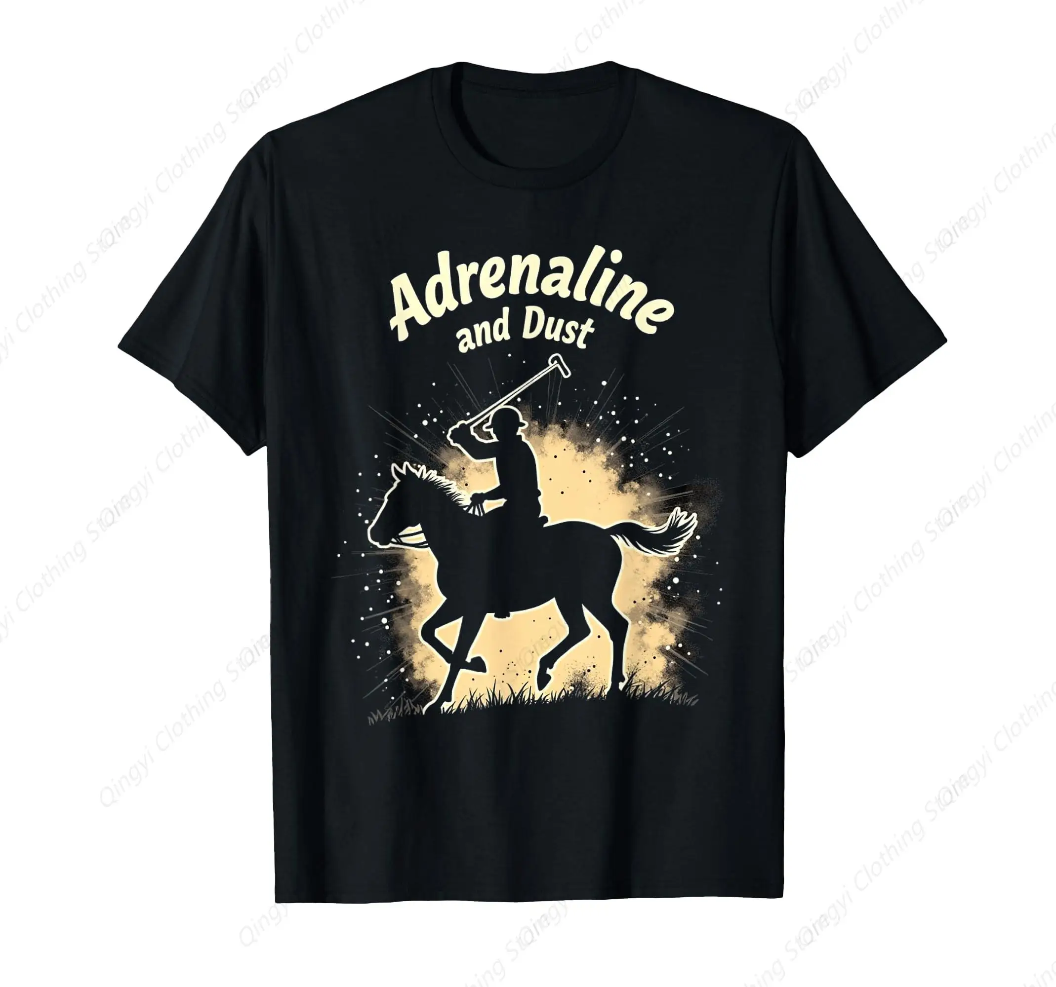 Funny Horse Equestrian Game Quote Gift Adrenaline and Dust T-Shirt
Funny Horse Equestrian Game Quote Gift Adrenaline and Dust T-Shirt