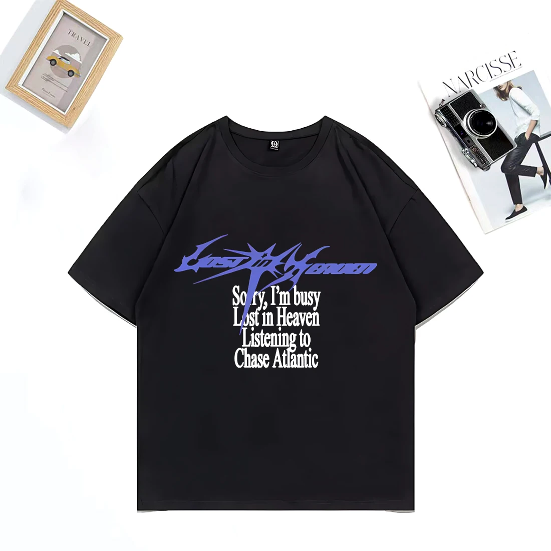 Lost in Heaven Print T-shirt Rock Band CHASE ATLANTIC Tshirts Cotton Summer Men Women short sleeve Tee vintage Unisex Camisetas
Lost in Heaven Print T-shirt Rock Band CHASE ATLANTIC Tshirts Cotton Summer Men Women short sleeve Tee vintage Unisex Camisetas