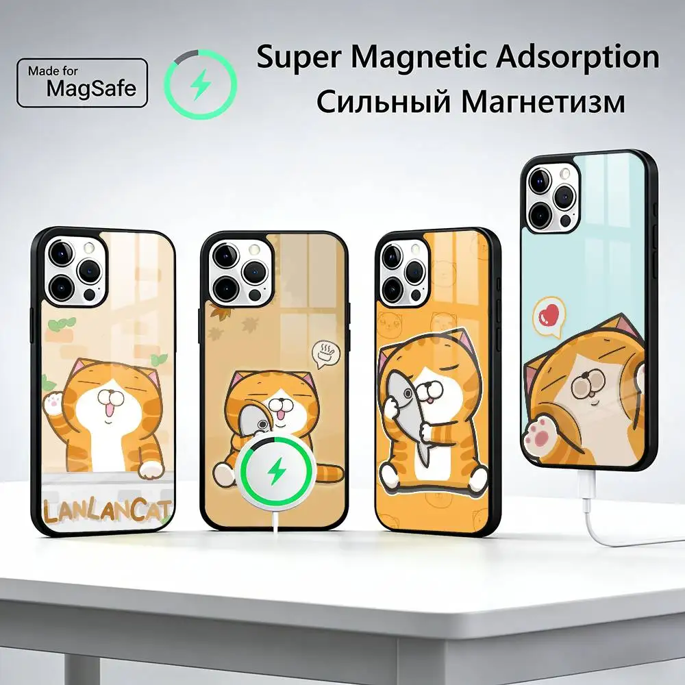 Funny Cat LanLan Phone Case For iPhone17,16,15,14,13,12,11 Plus,Pro Magnetic For Magsafe Wireless Charging
Funny Cat LanLan Phone Case For iPhone17,16,15,14,13,12,11 Plus,Pro Magnetic For Magsafe Wireless Charging
