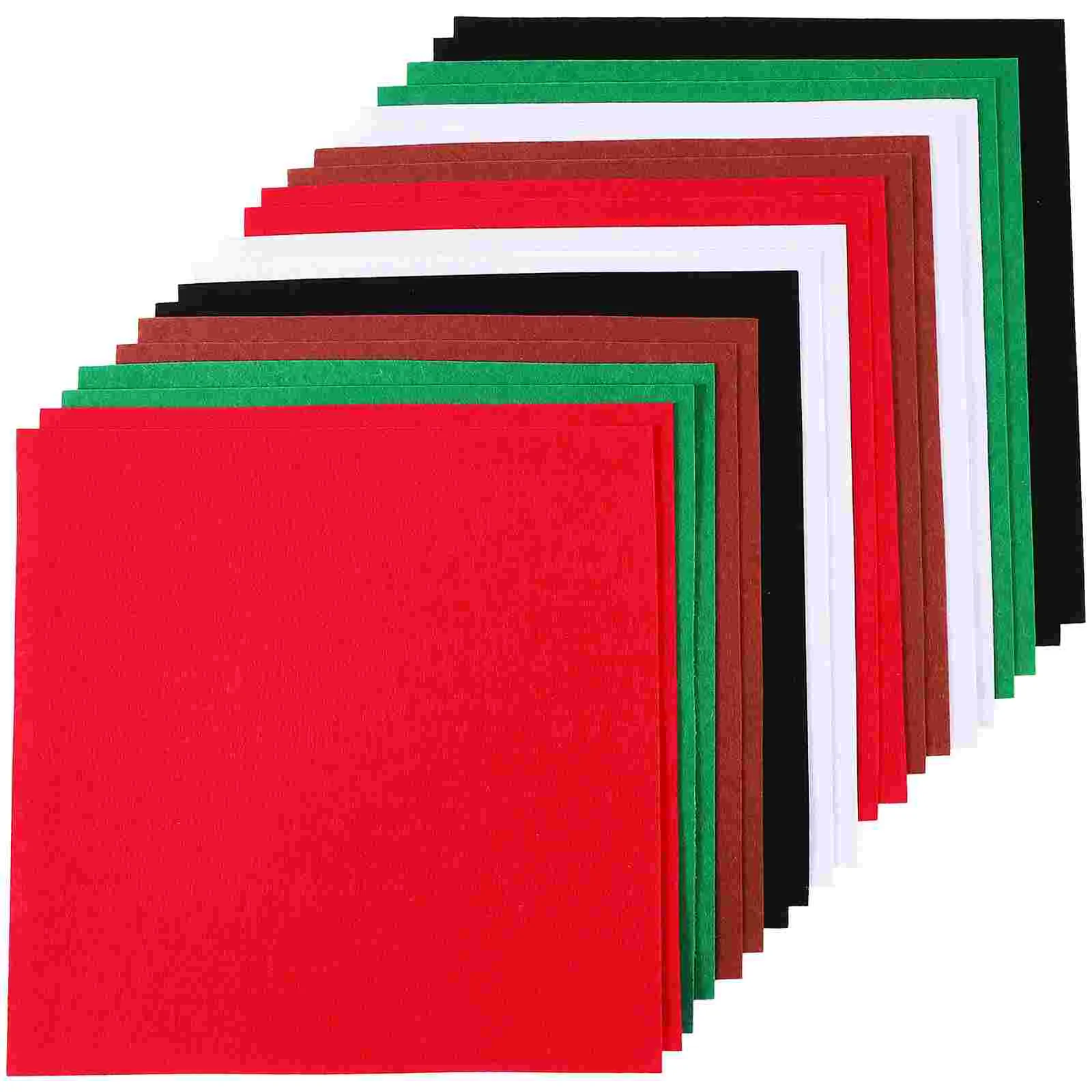 20 Pcs Christmas Nonwoven Craft Felt Cloths Fabric DIY Patchwork Making Material Colorful Handmade Child
20 Pcs Christmas Nonwoven Craft Felt Cloths Fabric DIY Patchwork Making Material Colorful Handmade Child
