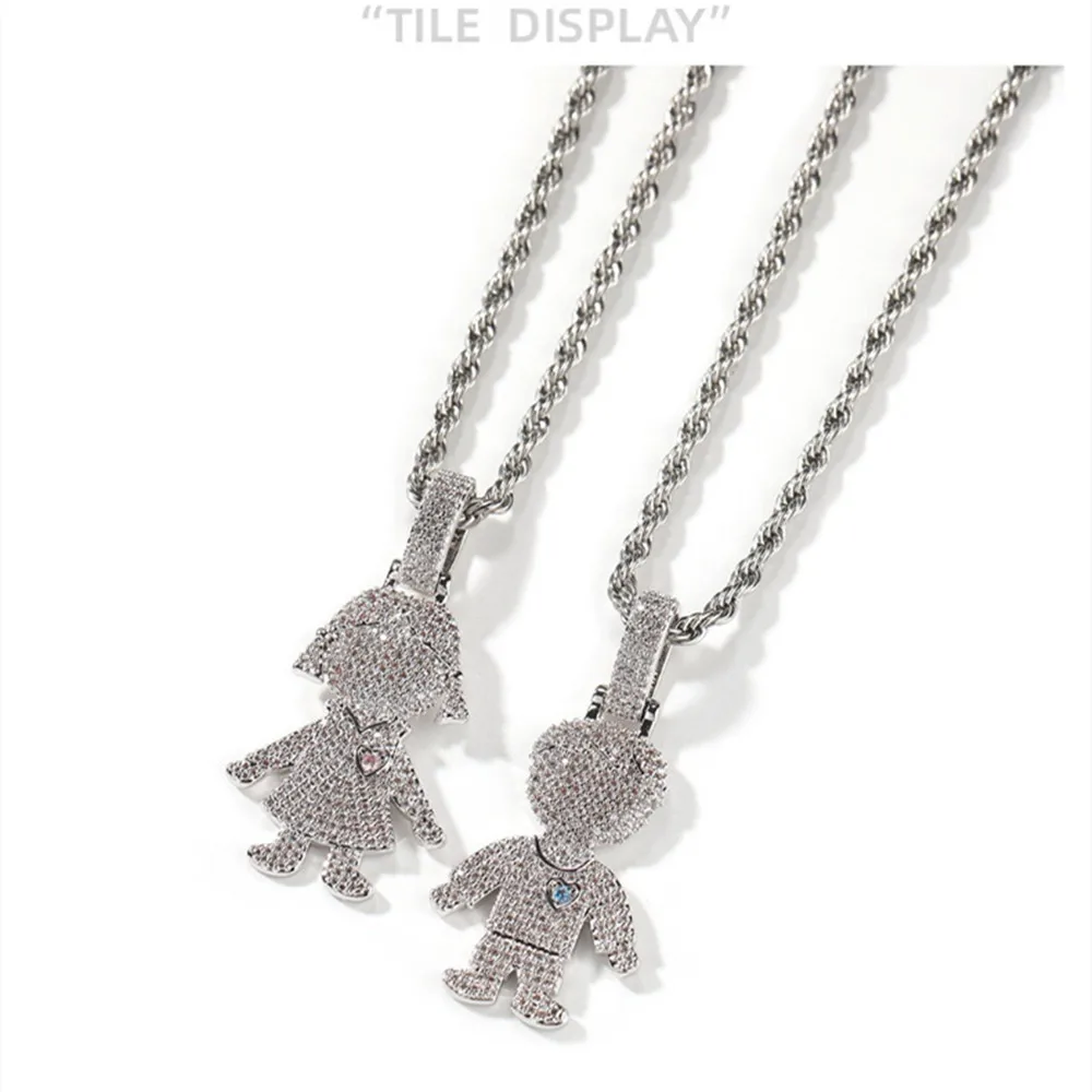 Новый модный кулон с цирконом для маленьких девочек и мальчиков с персонажем мультфильма (нишевый аксессуар в стиле хип-хоп)
Новый модный кулон с цирконом для маленьких девочек и мальчиков с персонажем мультфильма (нишевый аксессуар в стиле хип-хоп)