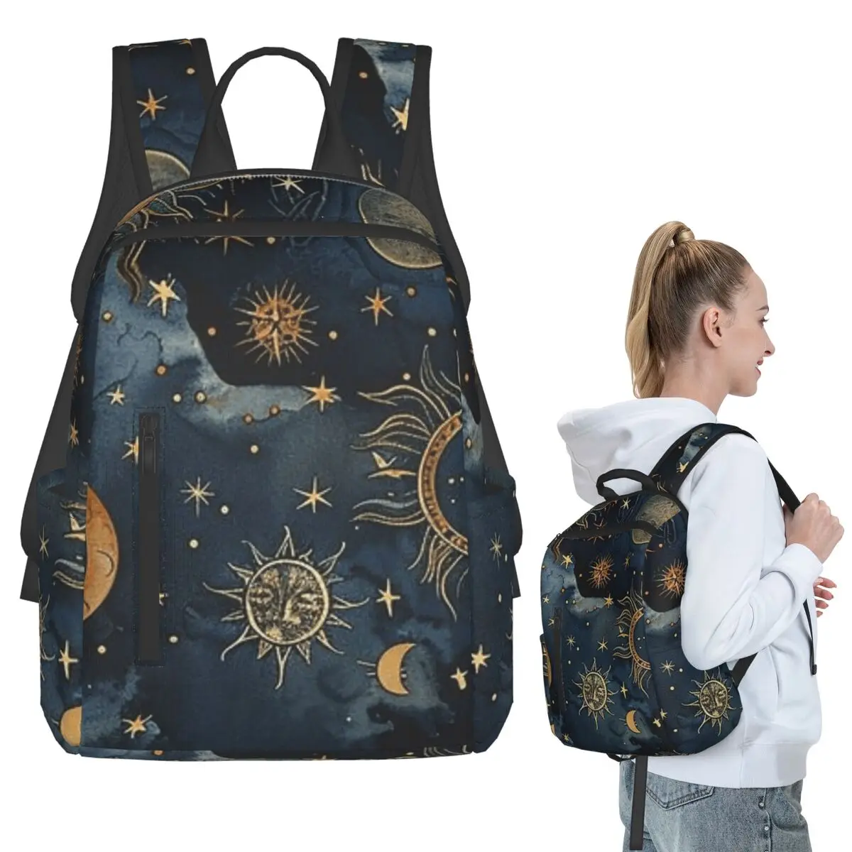 Blue Celestial Sun Moon Backpack Student BookBag Children School Bag Computer Shoulder Bags Boys Girls
Blue Celestial Sun Moon Backpack Student BookBag Children School Bag Computer Shoulder Bags Boys Girls