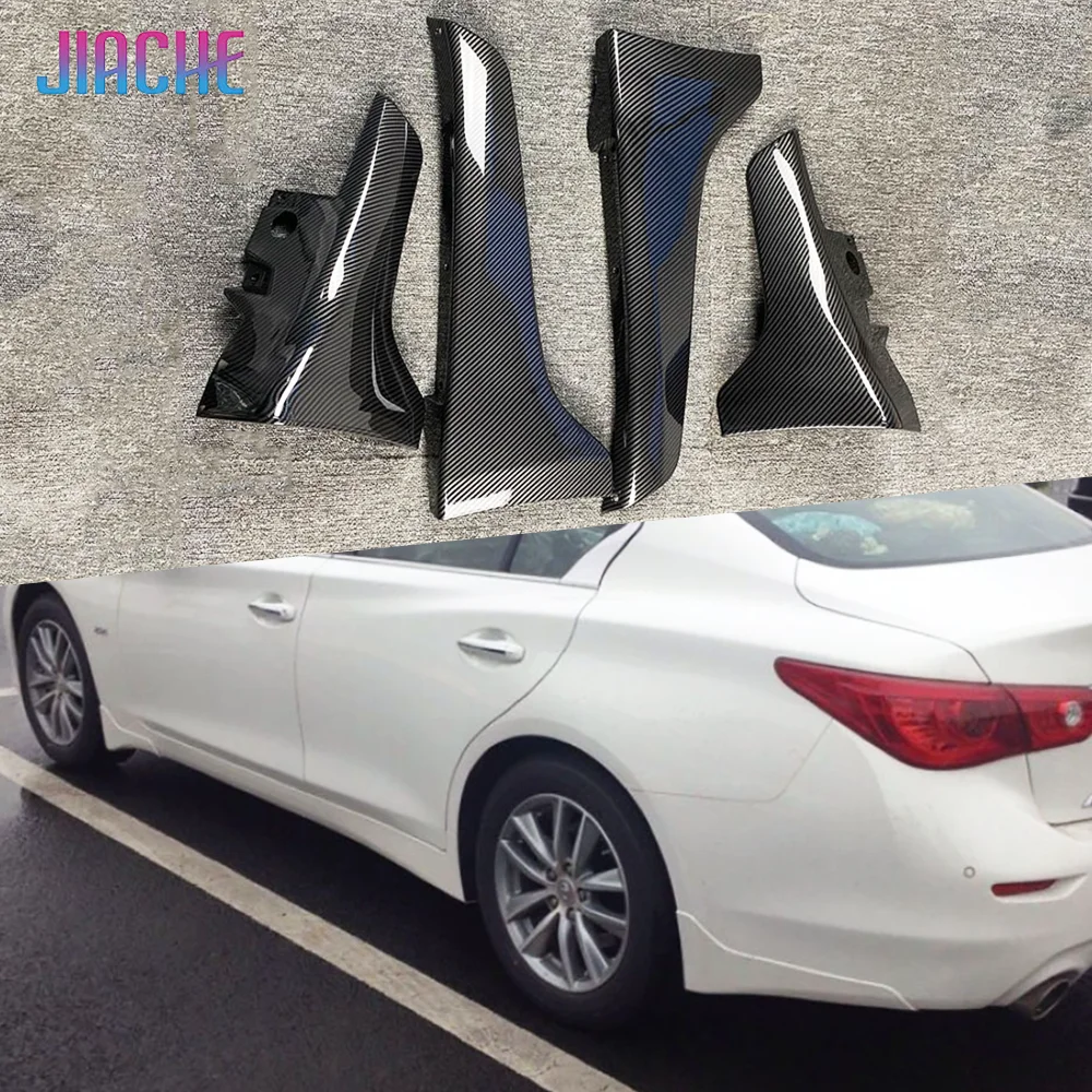 Накладки на задний бампер и боковые юбки (фартуки) из карбона JIACHE для Infiniti Q50 Base Sport 2018-2021
Накладки на задний бампер и боковые юбки (фартуки) из карбона JIACHE для Infiniti Q50 Base Sport 2018-2021