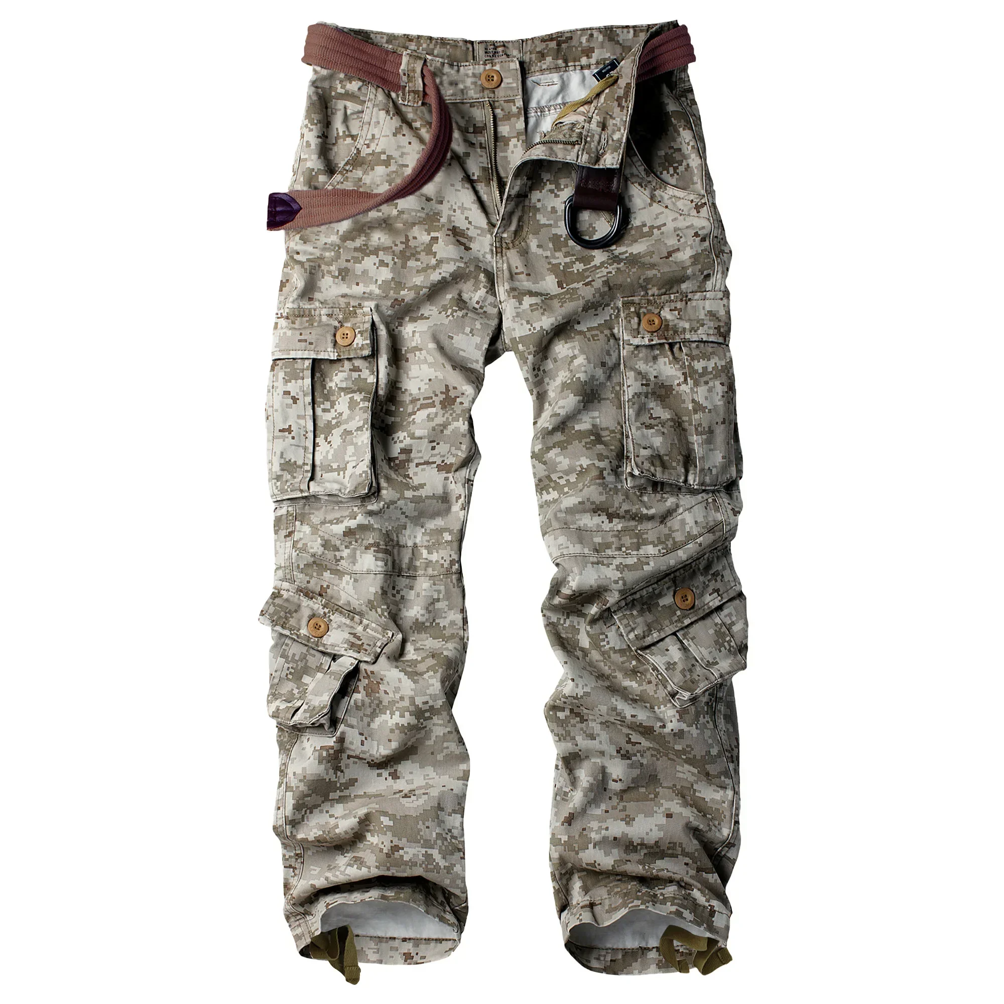 AKARMY Men's Hiking Pants Climbing Casual Cargo Pants Military Army Camo Pants Combat Work Pants 8 Pockets(No Belt)
AKARMY Men's Hiking Pants Climbing Casual Cargo Pants Military Army Camo Pants Combat Work Pants 8 Pockets(No Belt)