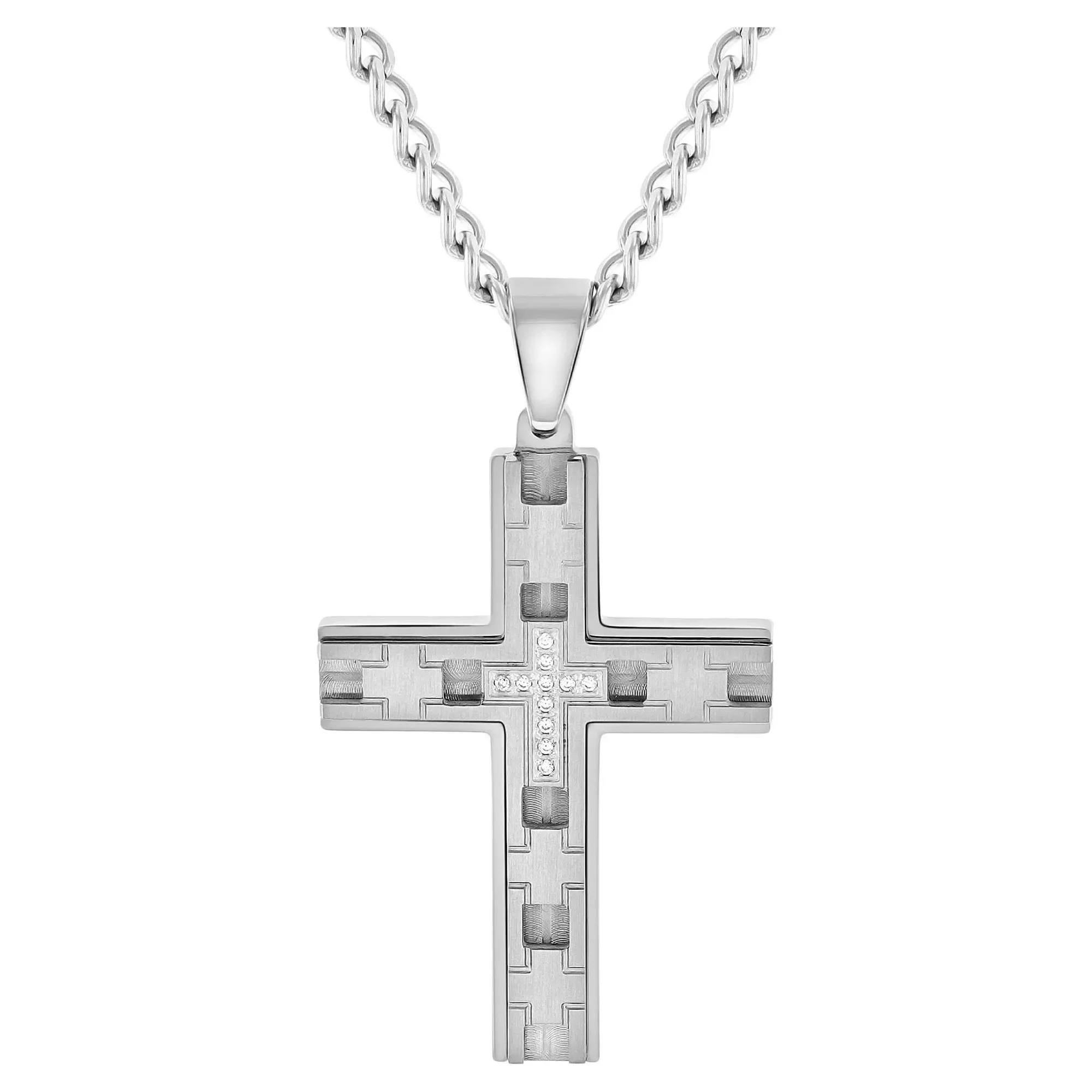 Мужское ожерелье с подвеской в форме креста из нержавеющей стали Believe by Brilliance, ожерелье-цепочка
Мужское ожерелье с подвеской в форме креста из нержавеющей стали Believe by Brilliance, ожерелье-цепочка