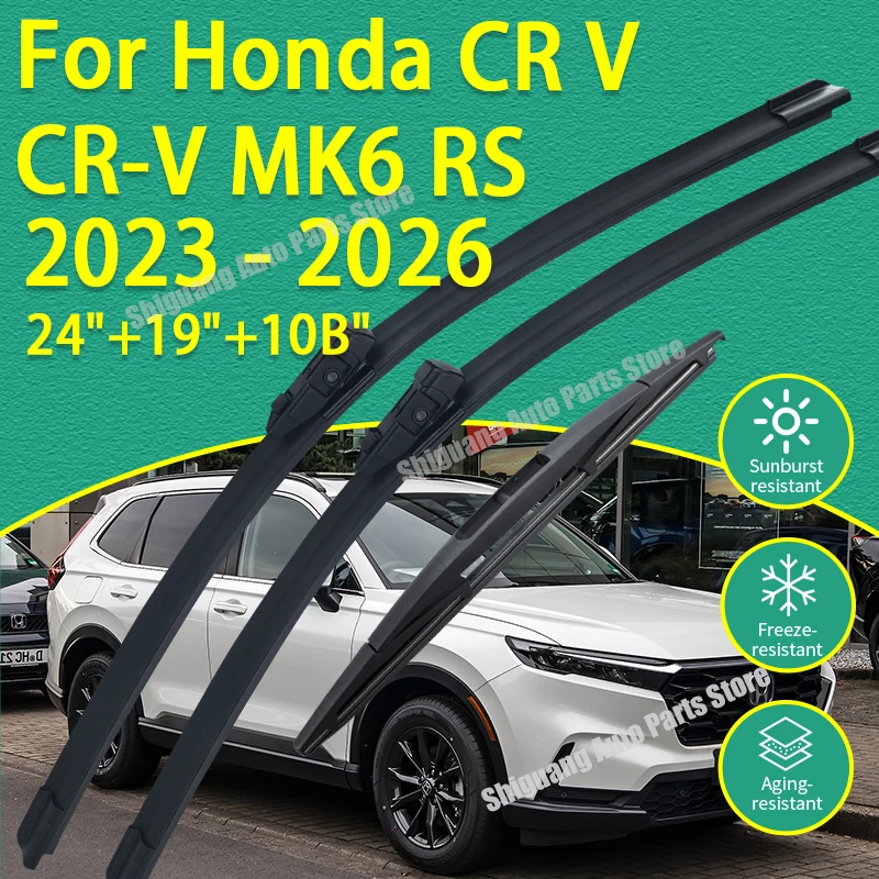 Front Rear Silicone Coating Wipers for Honda CR V CR-V MK6 RS 2023 - 2026 Car Wiper Windshield Windscreen Blades Accessories
Front Rear Silicone Coating Wipers for Honda CR V CR-V MK6 RS 2023 - 2026 Car Wiper Windshield Windscreen Blades Accessories