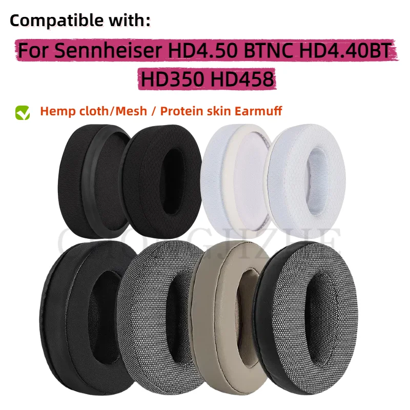 Replacement Earpads For Sennheiser HD4.50 BTNC HD4.40BT HD350 HD458 Headphones Protein skin/Mesh/Ice gel Memory sponge Ear Pads
Replacement Earpads For Sennheiser HD4.50 BTNC HD4.40BT HD350 HD458 Headphones Protein skin/Mesh/Ice gel Memory sponge Ear Pads