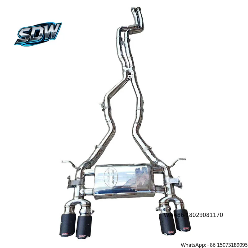 High Flow Stainless Steel Mirror Polished Catback Exhaust System for M4 M5 X3M F97 X4M F98 X5M F95 X6M F96 Modified Sport
High Flow Stainless Steel Mirror Polished Catback Exhaust System for M4 M5 X3M F97 X4M F98 X5M F95 X6M F96 Modified Sport