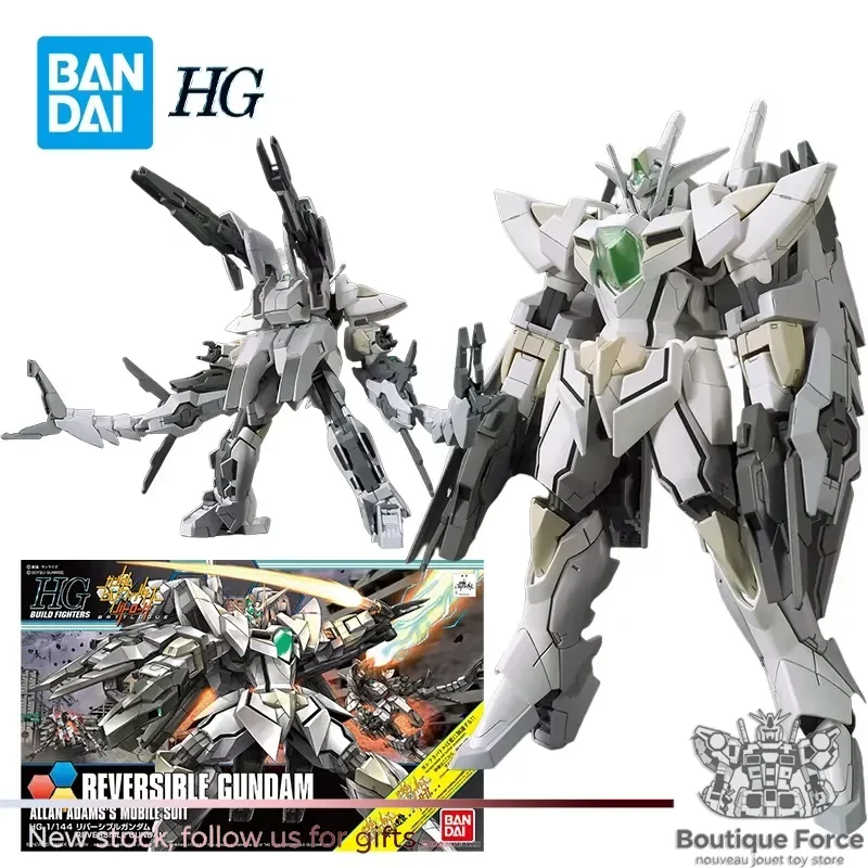 Bandai HGBF 1/144 TRY Reversible Gundam Anime Allan Adams Mobile Suit Gunpla Model Kit Toys for Boys Children Collectible
Bandai HGBF 1/144 TRY Reversible Gundam Anime Allan Adams Mobile Suit Gunpla Model Kit Toys for Boys Children Collectible