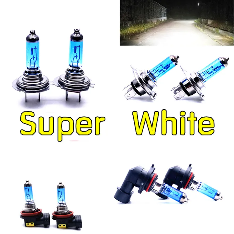 2Pcs H1 H3 H4 H7 H8 H9 H11 9005 HB3 9006 HB4 Super White Platinum Halogen Bulb 100W Quartz Glass Car Headlight Lamp
2Pcs H1 H3 H4 H7 H8 H9 H11 9005 HB3 9006 HB4 Super White Platinum Halogen Bulb 100W Quartz Glass Car Headlight Lamp