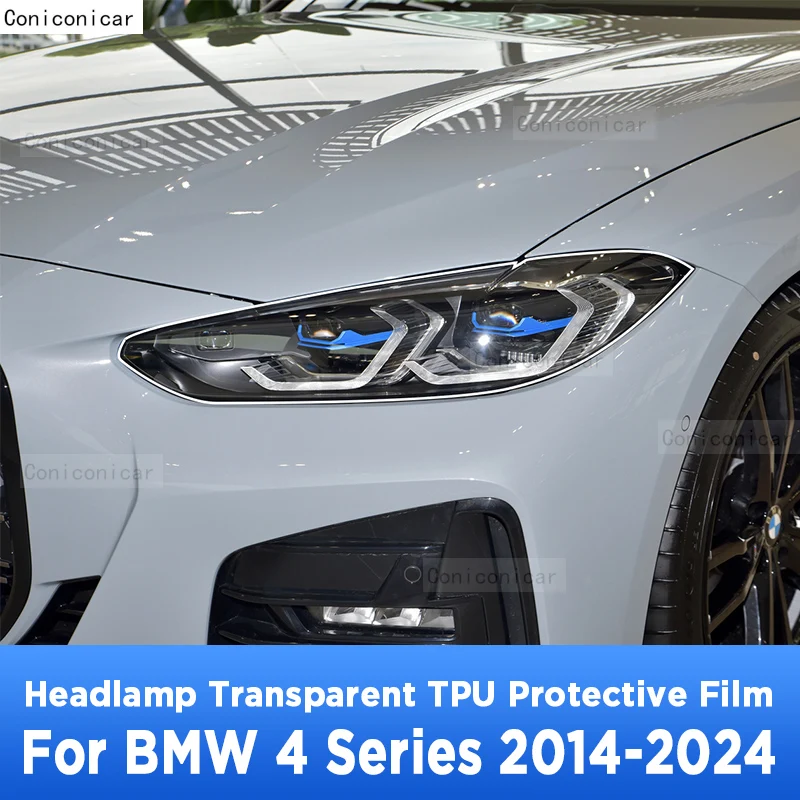 For BMW 4 Series F32 F33 F36 G22 G23 G26 2014-2024 Car Exterior Headlight Anti-scratch Front Lamp TPU Protective Film Sticker
For BMW 4 Series F32 F33 F36 G22 G23 G26 2014-2024 Car Exterior Headlight Anti-scratch Front Lamp TPU Protective Film Sticker