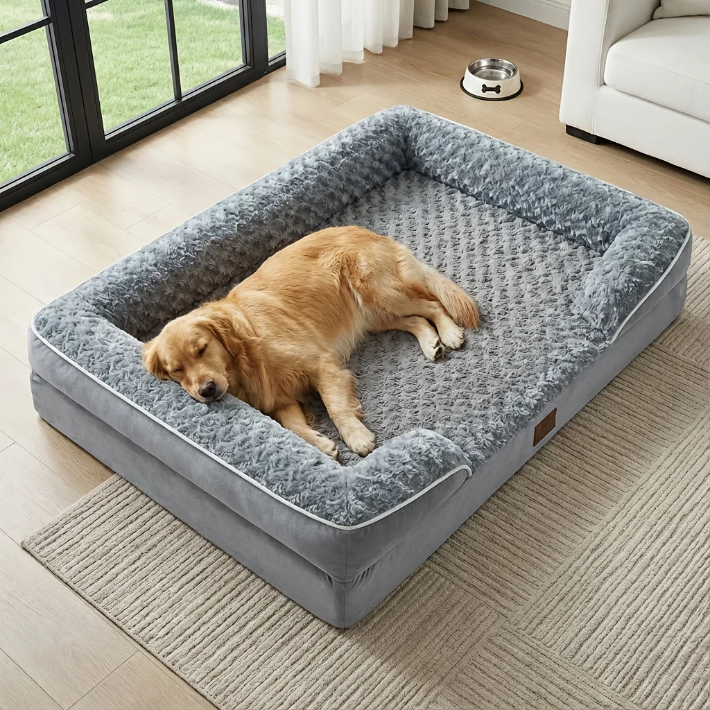 Dog Bed For Extra Large Dogs - Washable Giant Dog Cat Bed, Comfort Dogs Couch Sofa With Washable Removable Cover, Pet Bed With Nonskid Bottom, Grey
Dog Bed For Extra Large Dogs - Washable Giant Dog Cat Bed, Comfort Dogs Couch Sofa With Washable Removable Cover, Pet Bed With Nonskid Bottom, Grey