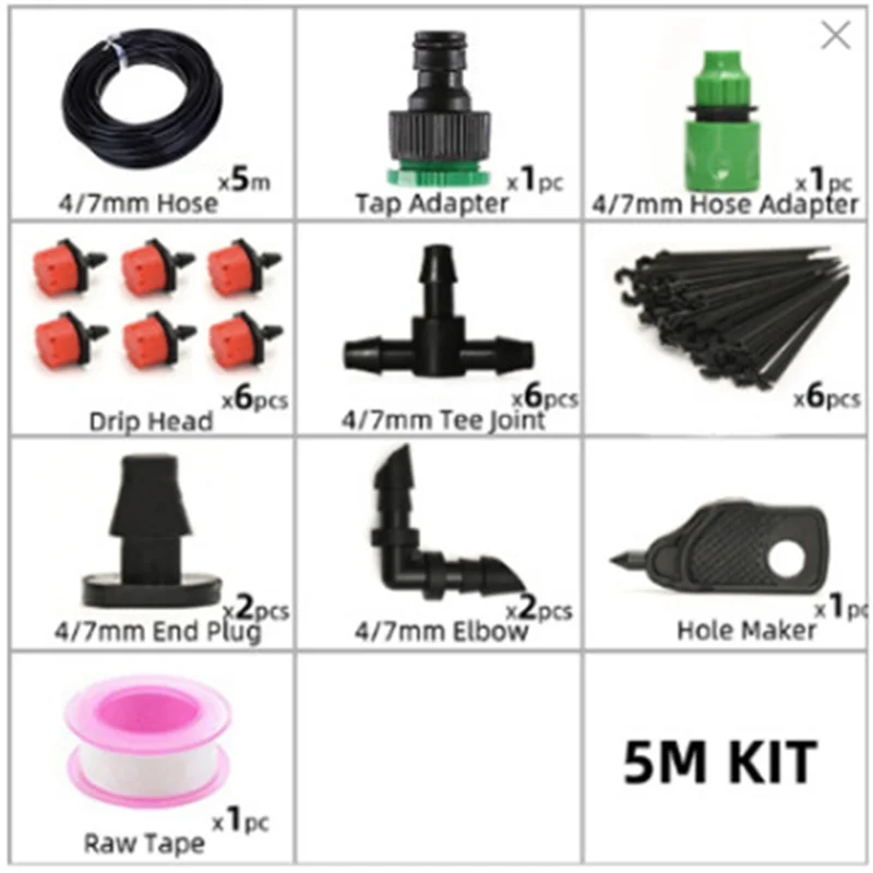 IALJ-DIY Automatic Flower Pot Watering Kit With Micro-Drip System For Gardens And Homes, Adjustable Drippers
IALJ-DIY Automatic Flower Pot Watering Kit With Micro-Drip System For Gardens And Homes, Adjustable Drippers