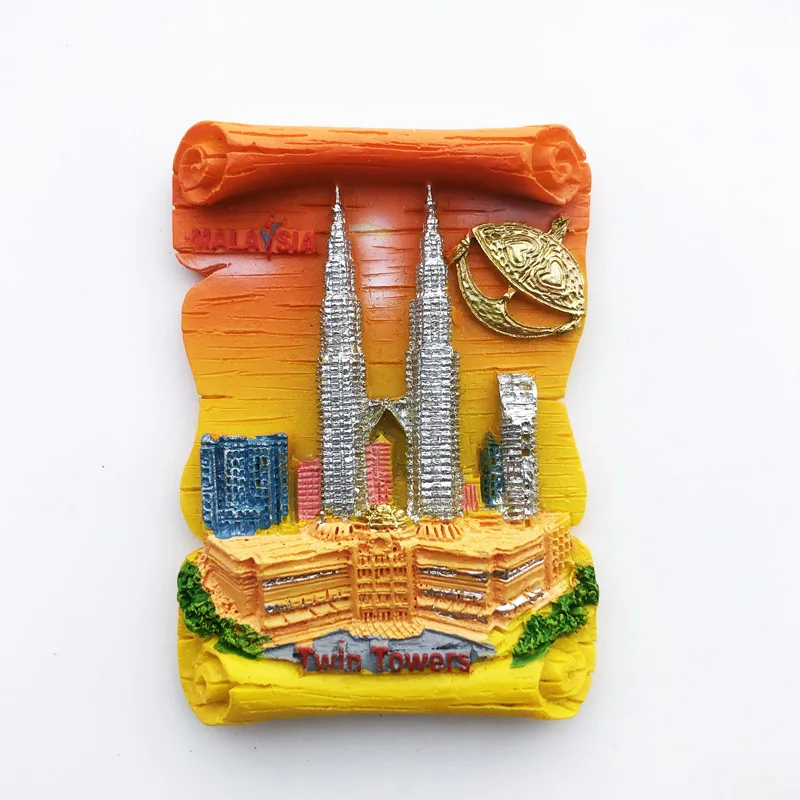 Fridge magnet Malaysia Twin Towers Exquisite Decoration Resin Refrigerator Magnet Tourism Souvenir Crafts Message Post
Fridge magnet Malaysia Twin Towers Exquisite Decoration Resin Refrigerator Magnet Tourism Souvenir Crafts Message Post