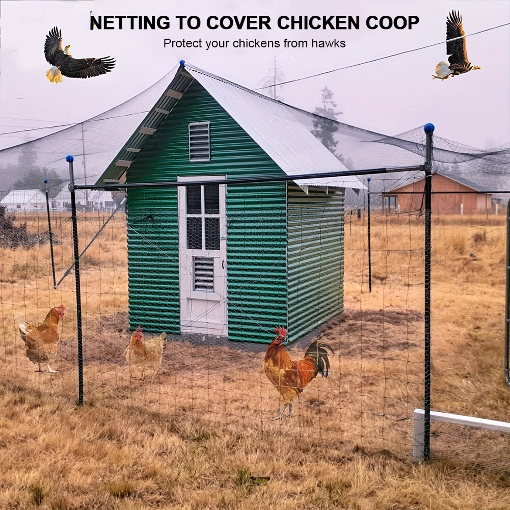 25 X 50 FT Nylon Bird Netting Mesh Hawk Netting 7.5mx15m Chicken Coop Netting Fruit Tree Netting for Birds Deer Squirrels
25 X 50 FT Nylon Bird Netting Mesh Hawk Netting 7.5mx15m Chicken Coop Netting Fruit Tree Netting for Birds Deer Squirrels