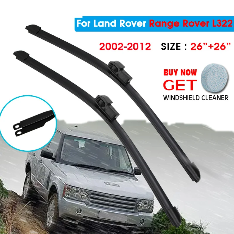 Car Wiper For Land Rover Range Rover L322 26"+26" 2002-2012 Auto Windscreen Windshield Wipers Blades Window Wash Fit Slider Arm
Car Wiper For Land Rover Range Rover L322 26"+26" 2002-2012 Auto Windscreen Windshield Wipers Blades Window Wash Fit Slider Arm