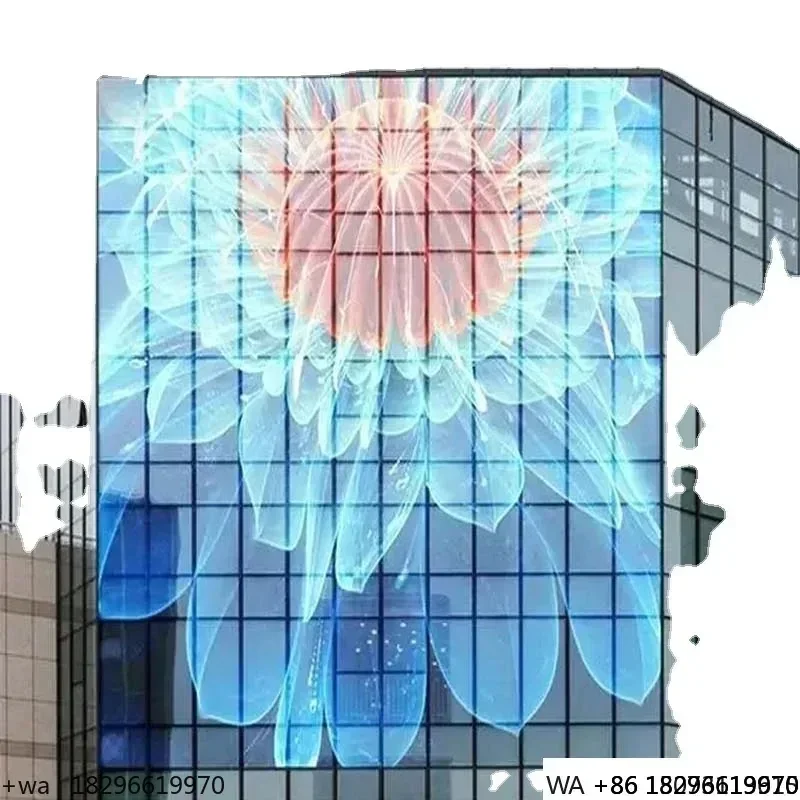 P3.91 LED Video Wall Transparent Glass Screen for Store Shopping Center
P3.91 LED Video Wall Transparent Glass Screen for Store Shopping Center