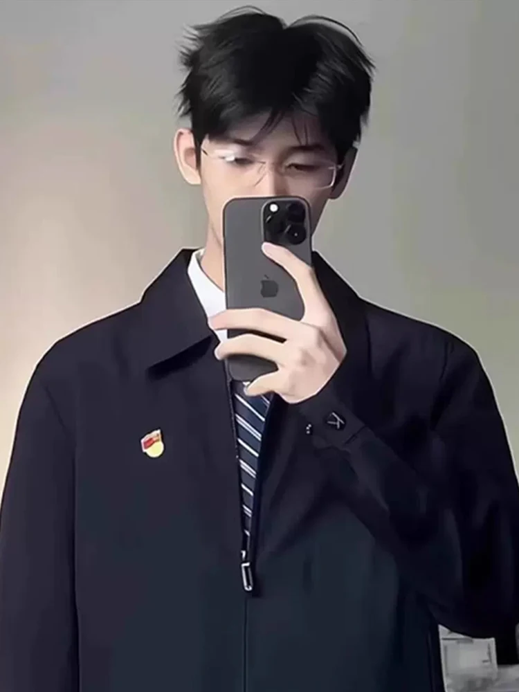 Мужская куртка YouLin: молодежная, модная, приталенная, с длинным рукавом, повседневная, для весны, осени, лета, с воротником-стойкой
Мужская куртка YouLin: молодежная, модная, приталенная, с длинным рукавом, повседневная, для весны, осени, лета, с воротником-стойкой