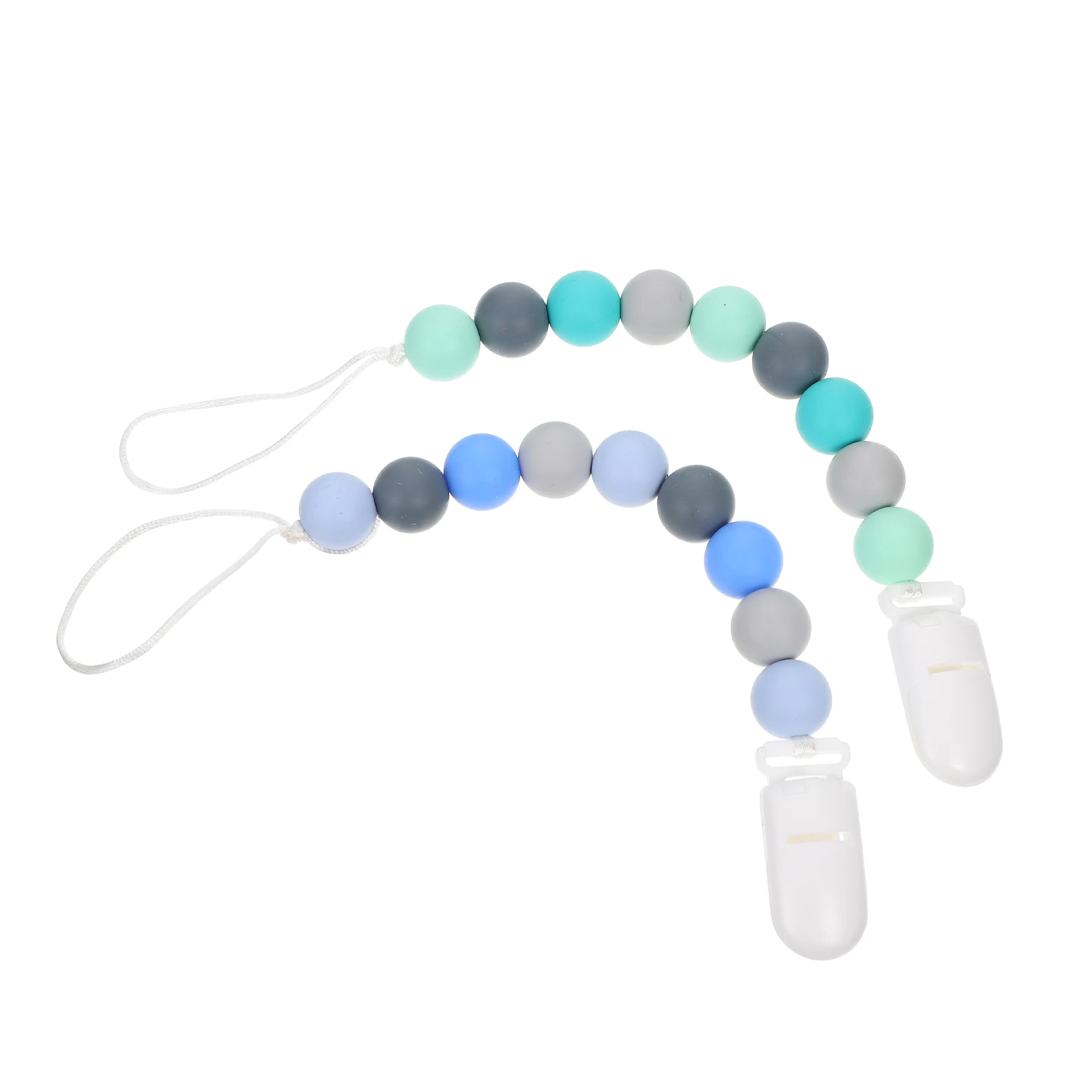 2 Pcs Baby Pacifier Clip Silicone Prevents Chain Loss Wear-resistant Clamp Holders Accessories Household Blue Suspender Clips
2 Pcs Baby Pacifier Clip Silicone Prevents Chain Loss Wear-resistant Clamp Holders Accessories Household Blue Suspender Clips