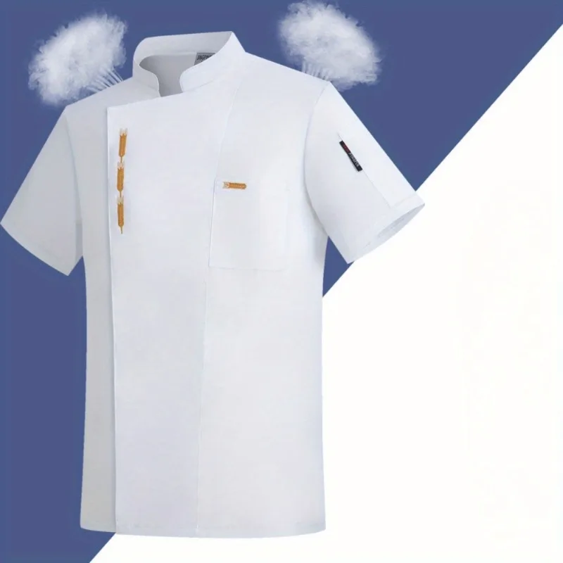 Unisex Chef Short Sleeve Uniform Kitchen Restaurant Workwear Quick Dry Easy Care for Men Women
Unisex Chef Short Sleeve Uniform Kitchen Restaurant Workwear Quick Dry Easy Care for Men Women