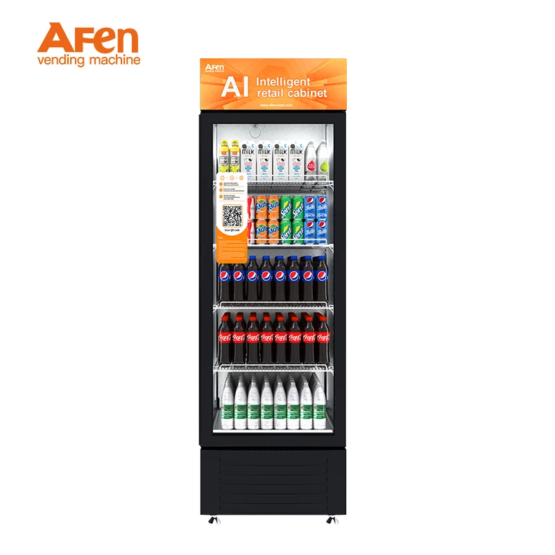Smart Fridge Vending Machine Capacity 406L Drinks and Snack Cooling Touchless Shopping QR Code Retail Kiosk Vendor Machine
Smart Fridge Vending Machine Capacity 406L Drinks and Snack Cooling Touchless Shopping QR Code Retail Kiosk Vendor Machine