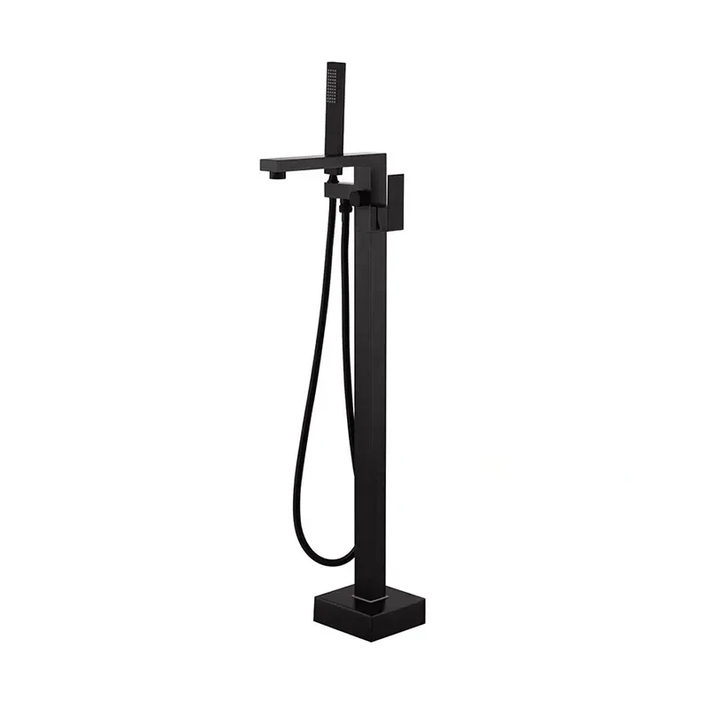 Lusa Modern Matt Black Finish Brass Floor Mounted Bathtub Tap Hot and Cold Water Supply Bath Shower Faucets
Lusa Modern Matt Black Finish Brass Floor Mounted Bathtub Tap Hot and Cold Water Supply Bath Shower Faucets