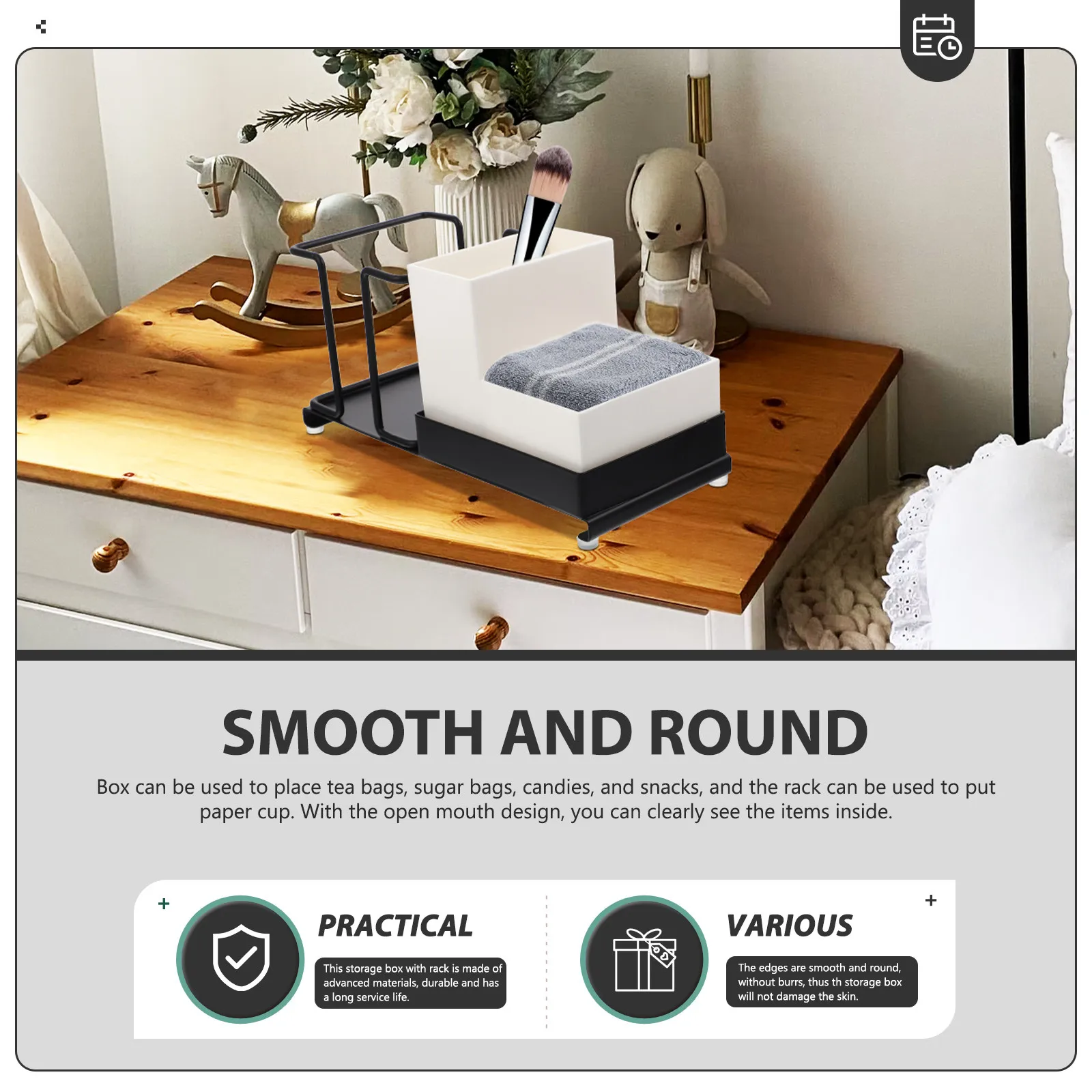 Премиум-органайзер многофункциональный с подставкой для чайных пакетиков, сахарных пакетиков, бумажных стаканчиков для кофе, для кофейной станции на столешнице
Премиум-органайзер многофункциональный с подставкой для чайных пакетиков, сахарных пакетиков, бумажных стаканчиков для кофе, для кофейной станции на столешнице