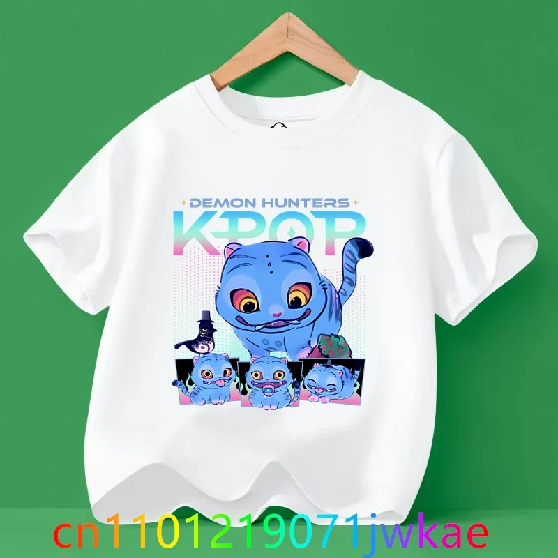 2026 New Huntrix Kpop Demon Hunters T-Shirt for Boys Girls Fans Gift Summer Crew Neck Short Sleeve Tees Fashion Kids T-shirt
2026 New Huntrix Kpop Demon Hunters T-Shirt for Boys Girls Fans Gift Summer Crew Neck Short Sleeve Tees Fashion Kids T-shirt