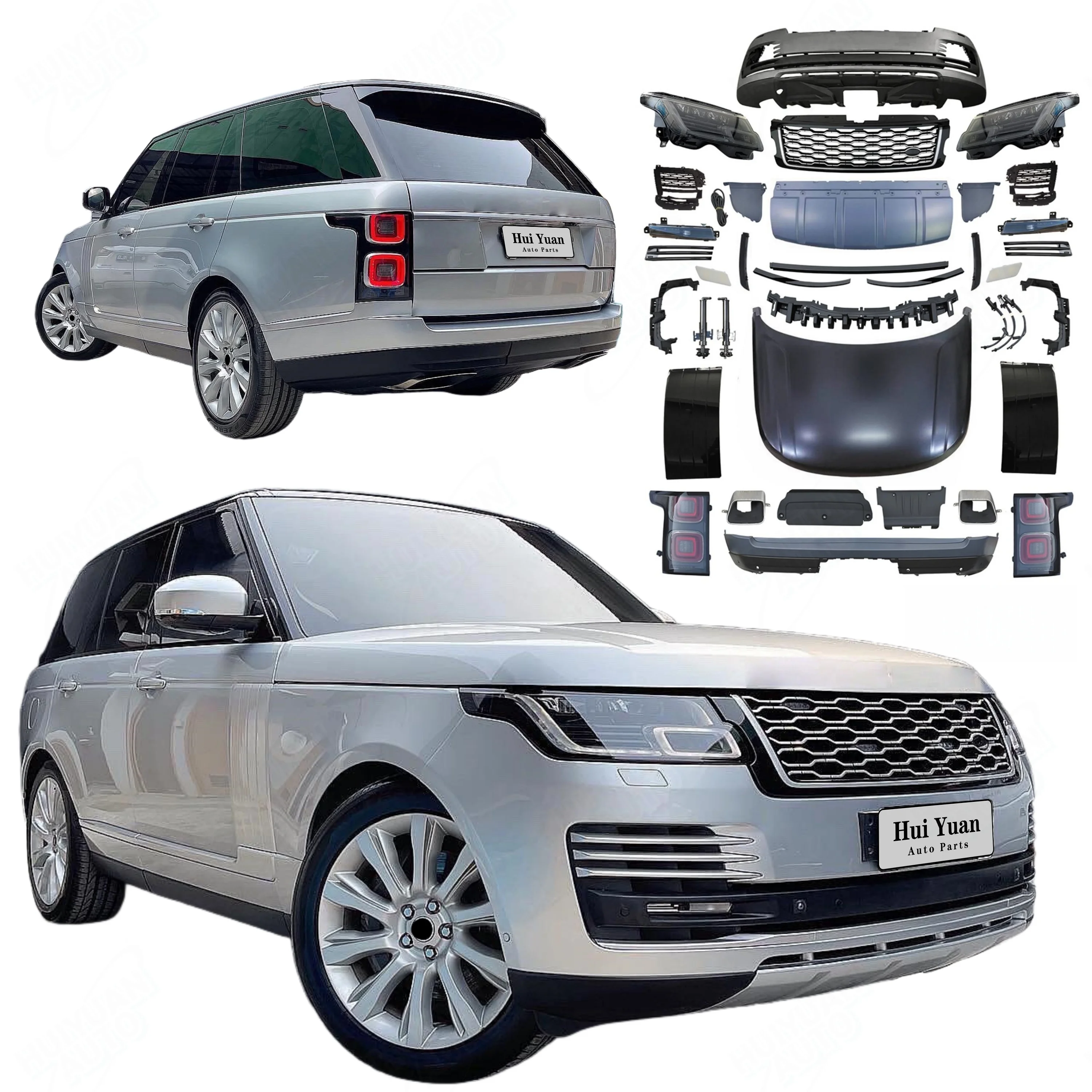 Wholesale Car Bumpers for Range Rover Vogue Body Kit 2013- 2017 Facelift Conversion to 2022 Original Style
Wholesale Car Bumpers for Range Rover Vogue Body Kit 2013- 2017 Facelift Conversion to 2022 Original Style