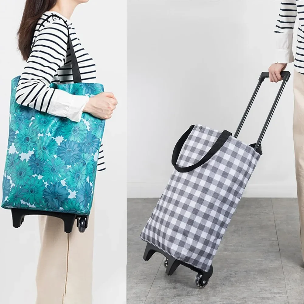 Cartoon Foldable Shopping Cart Waterproof Telescopic Handle Trolley Bag Reusable with Hand Straps Foldable Shopping Bag
Cartoon Foldable Shopping Cart Waterproof Telescopic Handle Trolley Bag Reusable with Hand Straps Foldable Shopping Bag