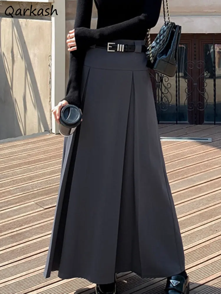 Maxi Pleated Skirts Women Elegant Spring Vintage Simple Basics Streetwear Mujer Preppy Style Casual Aesthetic Design Clothing
Maxi Pleated Skirts Women Elegant Spring Vintage Simple Basics Streetwear Mujer Preppy Style Casual Aesthetic Design Clothing