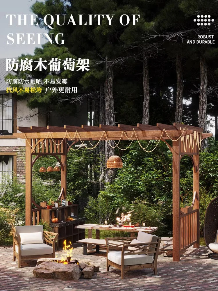 Garden Villa Grape Shelf Garden Flower Shelf Outdoor Corridor Outdoor Yard Vine Shelf
Garden Villa Grape Shelf Garden Flower Shelf Outdoor Corridor Outdoor Yard Vine Shelf