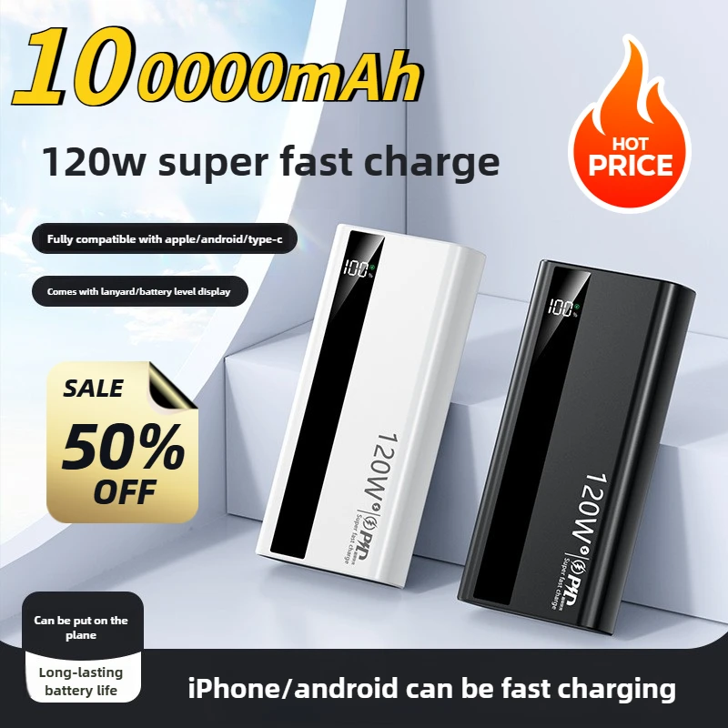 Ultra-thin 120W Super Fast Charging 20000mAh Power Bank with Digital Display Mobile Power Supply Suitable for IPhone Xiaomi
Ultra-thin 120W Super Fast Charging 20000mAh Power Bank with Digital Display Mobile Power Supply Suitable for IPhone Xiaomi