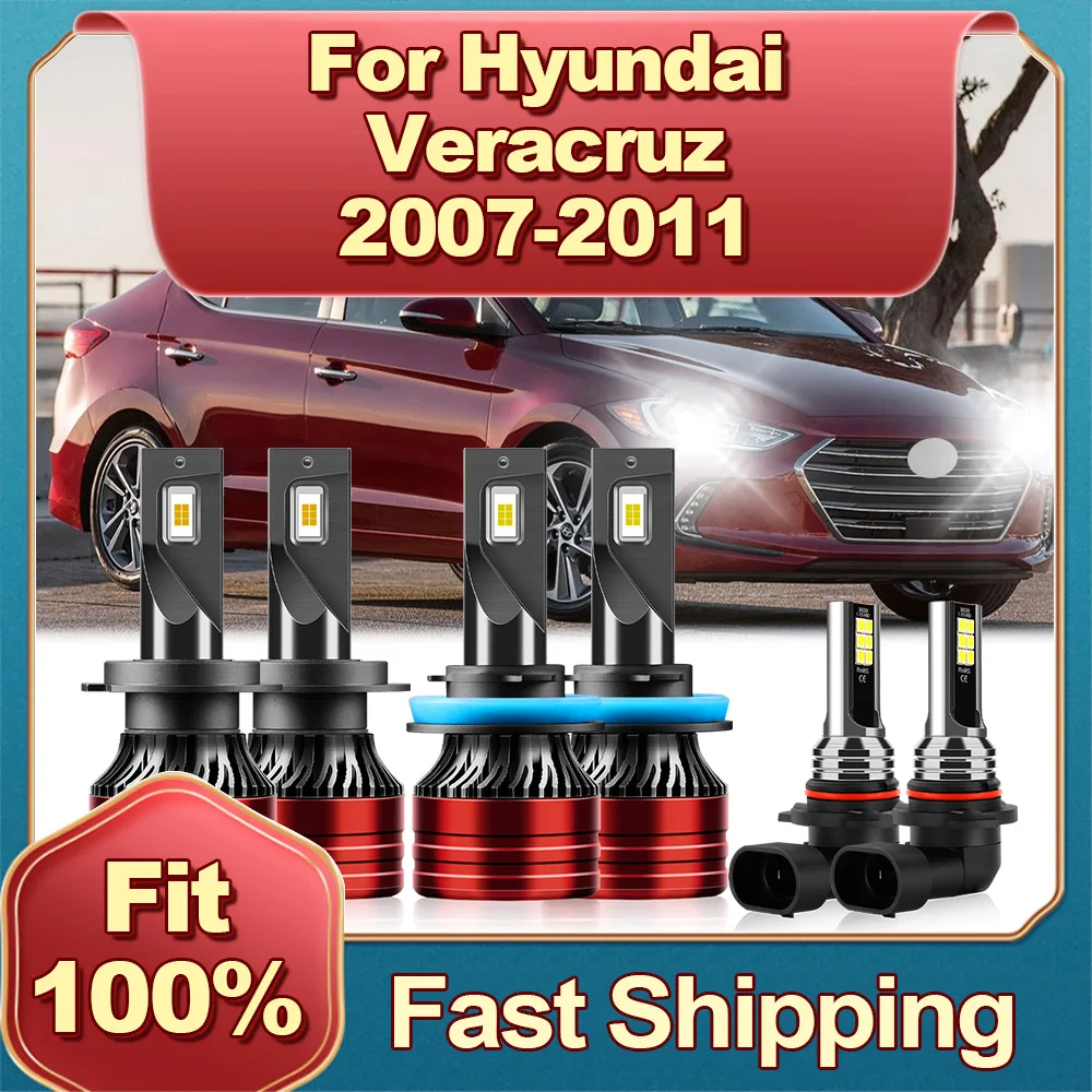 2/6Pcs Car LED Headlight Auto Light Bulbs Fog Lamp 12V High Power 30000LM 6000K For Hyundai Veracruz 2007 2008 2009 2010 2011
2/6Pcs Car LED Headlight Auto Light Bulbs Fog Lamp 12V High Power 30000LM 6000K For Hyundai Veracruz 2007 2008 2009 2010 2011