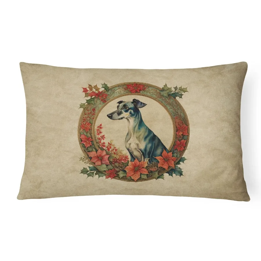 Christmas Frame Throw Pillow Indoor Outdoor Couch Bed Patio Washable Greyhound 2374 12Hx16W
Christmas Frame Throw Pillow Indoor Outdoor Couch Bed Patio Washable Greyhound 2374 12Hx16W