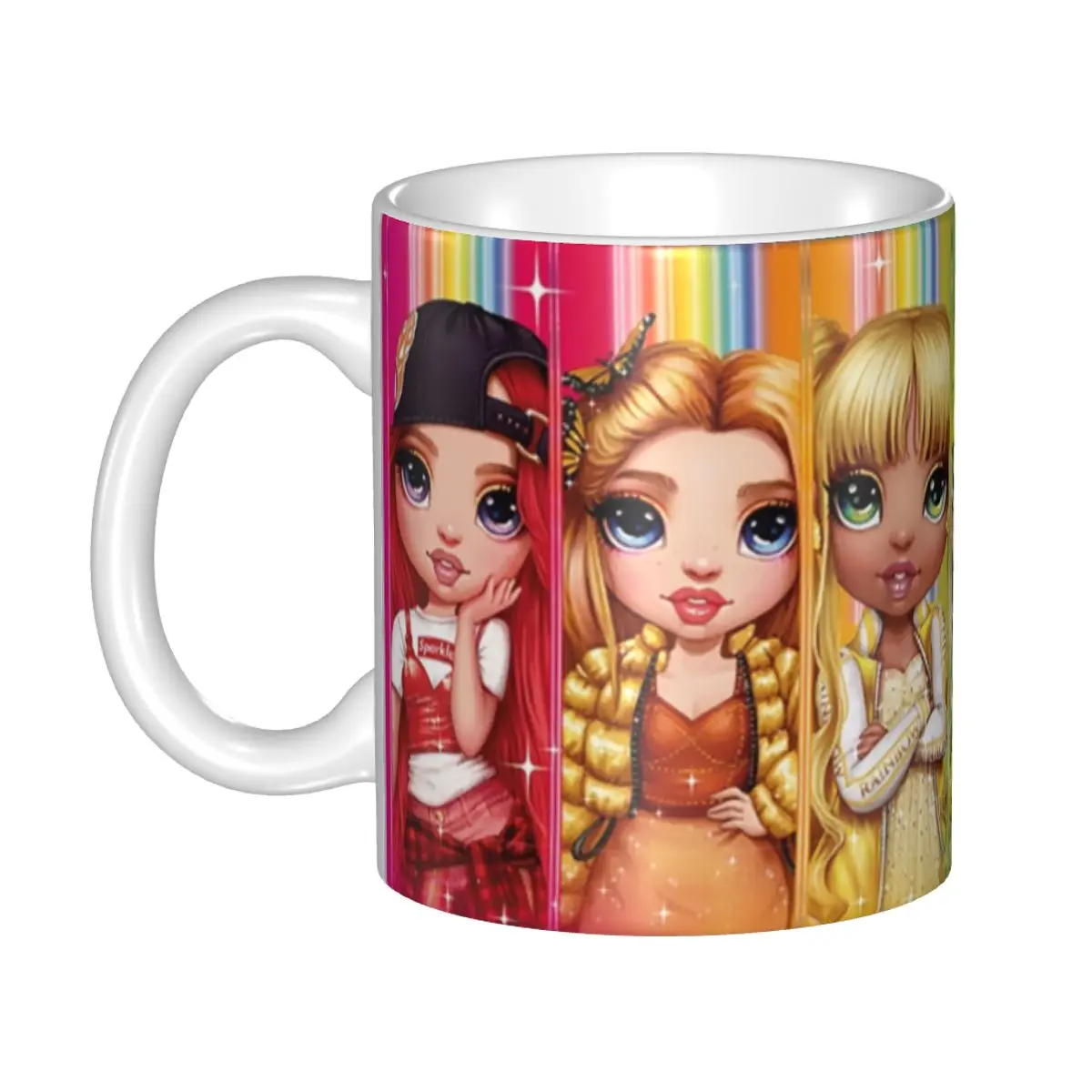 DIY Rainbow High Ceramic Mug Custom Cartoon Anime Tv Coffee Cups Creative Gift
DIY Rainbow High Ceramic Mug Custom Cartoon Anime Tv Coffee Cups Creative Gift