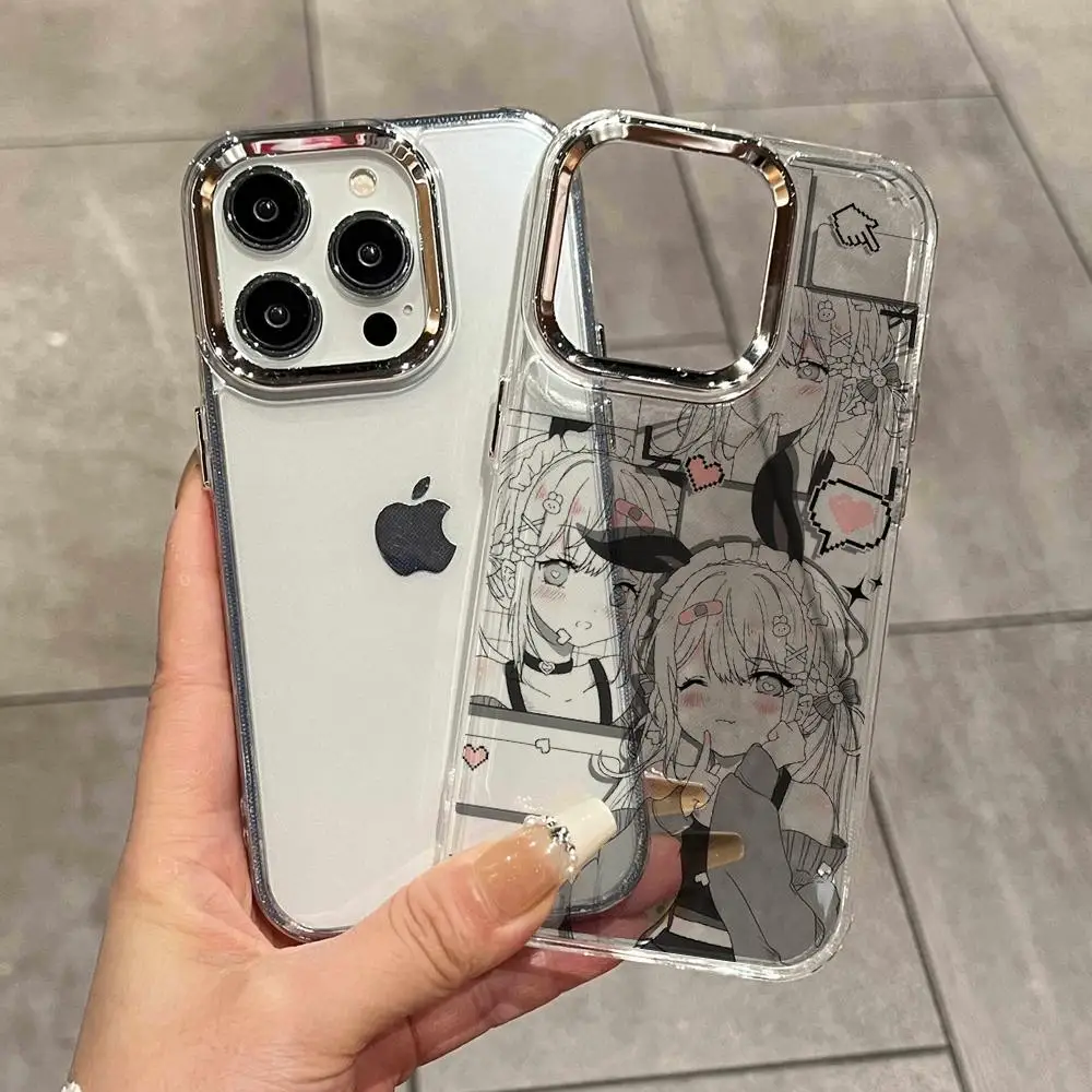 Kawaii Grey Tone Manga Maid Girl Phone Case FOR IPhone 17 15 Pro MAX 14 13 12 16e 15Pro Plus Shell 17Air Silver Shell IMD Covers
Kawaii Grey Tone Manga Maid Girl Phone Case FOR IPhone 17 15 Pro MAX 14 13 12 16e 15Pro Plus Shell 17Air Silver Shell IMD Covers